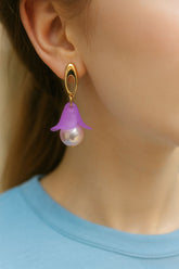 Fancy Earring-358 (Purple)